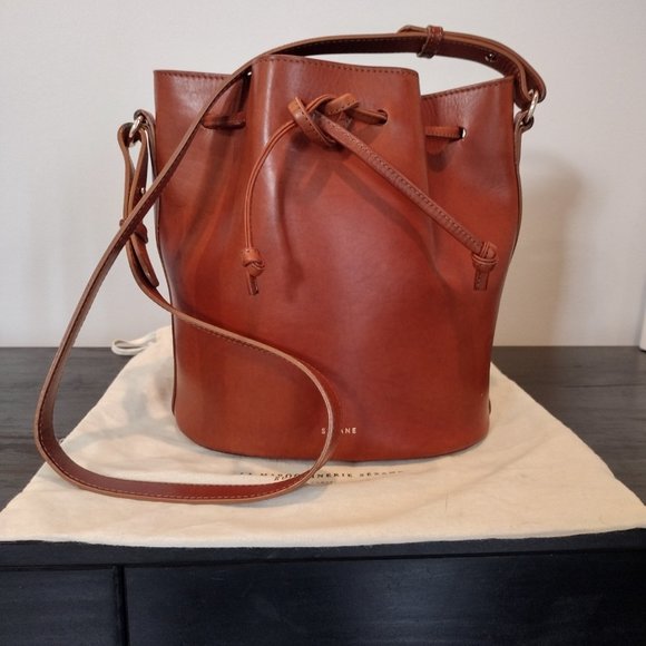 Sezane Farrow Bag in Heritage Camel - Picture 3 of 6